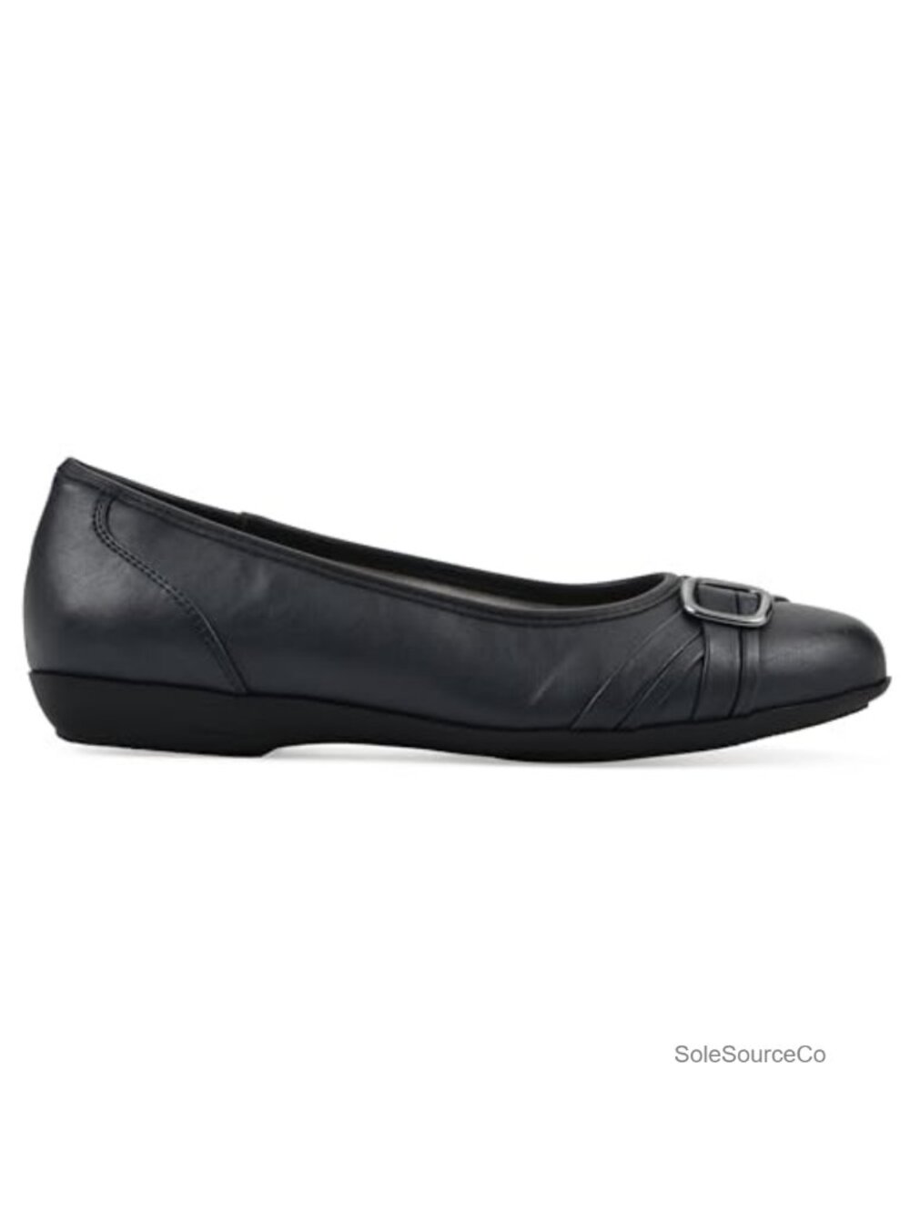 Cushioned Calming Ballet Flat With Criss Cross Metal Bit View 2